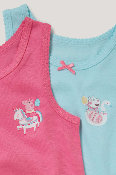 Toddler Girls - Multipack 2 buc. - Purcelușa Peppa - maiou - roz