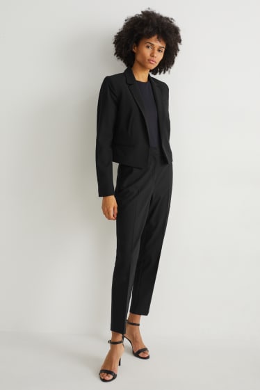 Dames - Blazer - regular fit - zwart