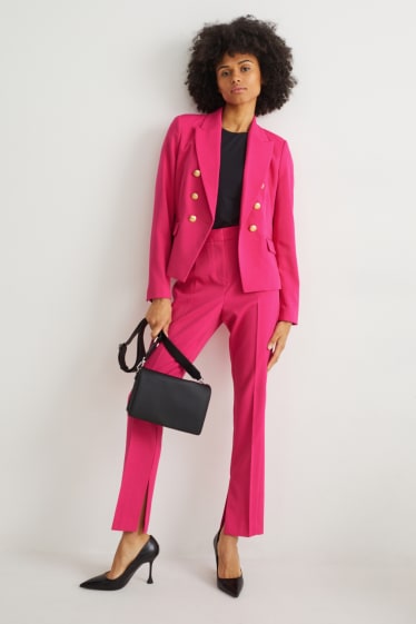 Mujer - Americana de oficina - entallada - fucsia