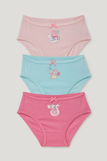 Toddler Girls - Multipack 3er - Peppa Wutz - Slip - pink