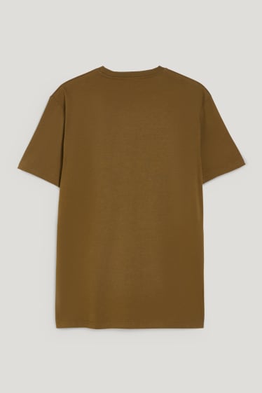 Bărbați - Tricou - bumbac organic - kaki