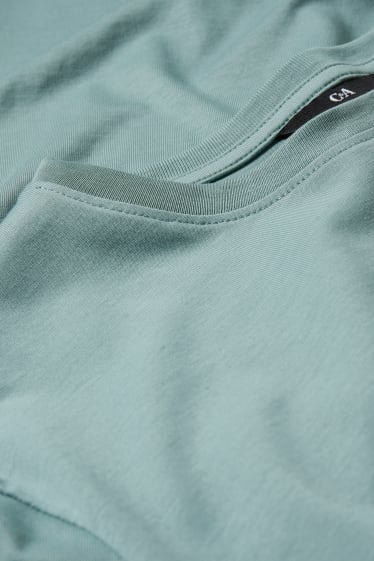 Uomo - T-shirt - verde menta