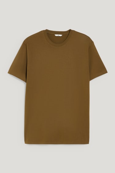 Bărbați - Tricou - bumbac organic - kaki