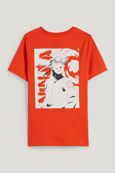 Reverskraag - Naruto - T-shirt - oranje