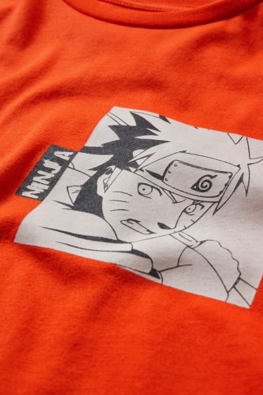 Reverskraag - Naruto - T-shirt - oranje