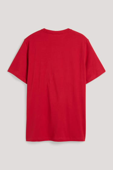 Herren XL - T-Shirt - dunkelrot
