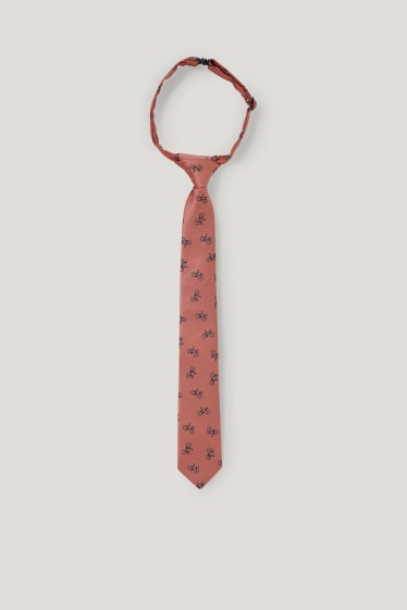 Toddler Boys - Krawatte - gemustert - orange