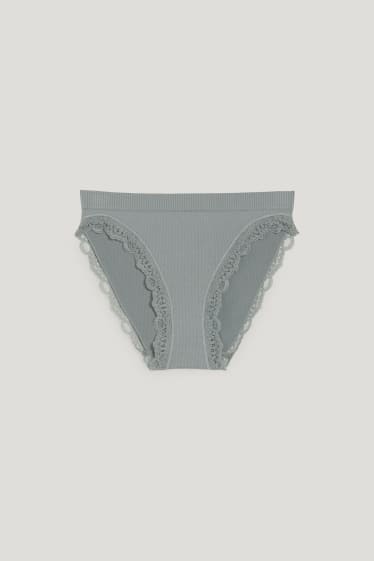 Damen - Slip - seamfree - LYCRA® - grün