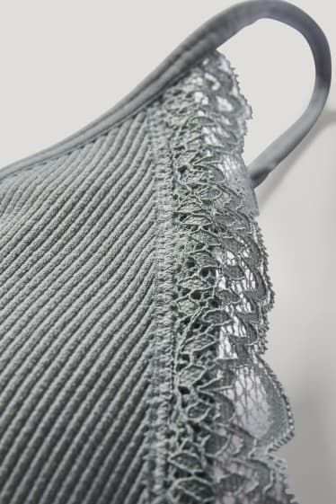 Damen - Bralette - wattiert - seamfree - LYCRA® - grün