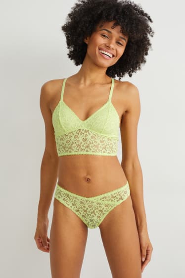 Damen - Slip - gelb