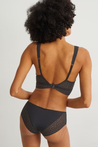 Dames - Bralette - zwart