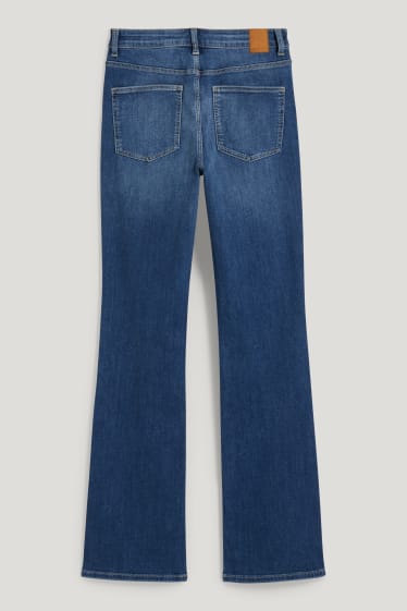 Mujer - Bootcut jeans - high waist - vaqueros - azul
