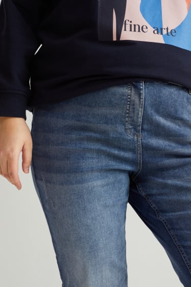 Donna - Straight jeans - vita media - LYCRA® - jeans blu