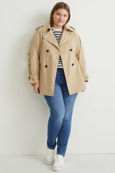 Kobiety - Slim jeans - średni stan - dżinsy modelujące - LYCRA® - dżins-jasnoniebieski