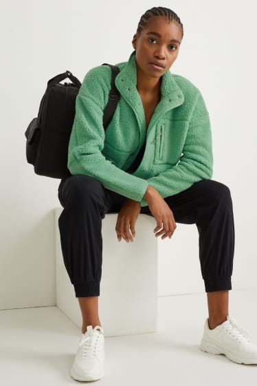 Femmes - Veste en peluche - vert clair