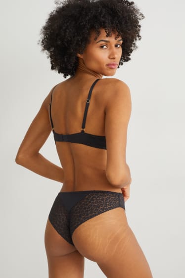 Damen - Slip - schwarz