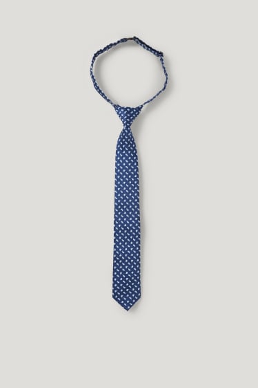 Bambini: - Cravatta - fantasia - blu scuro