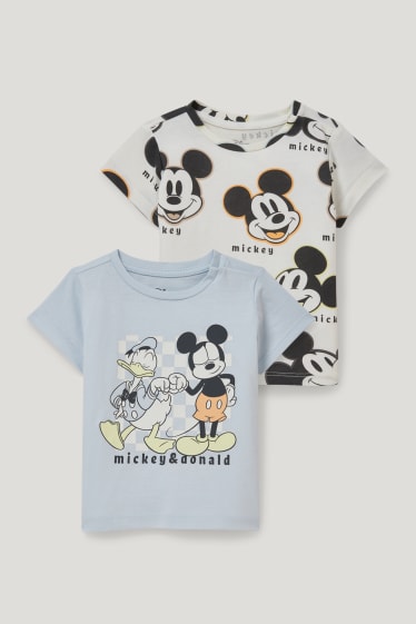 Nadó nen - Paquet de 2 - Disney - samarreta de màniga curta per a nadó - blau clar