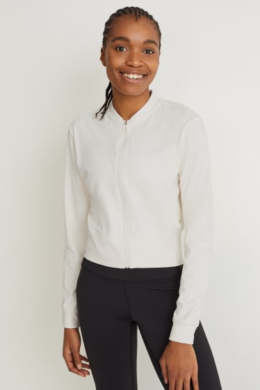 Femmes - Veste de sport - blanc crème