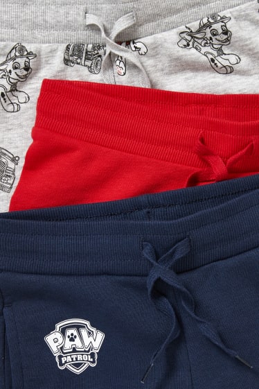 Toddler Boys - Multipack 3 buc. - Patrula cățelușilor - bermude din molton - gri deschis melanj
