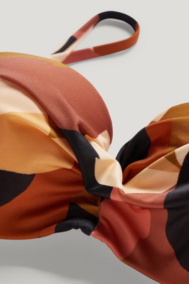 Dámské - Vrchní díl bikin - bandeau - s vycpávkami - LYCRA® XTRA LIFE™ - béžová