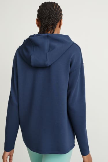 Kobiety - Bluza z kapturem - 4 Way Stretch - materiał z recyklingu - ciemnoniebieski