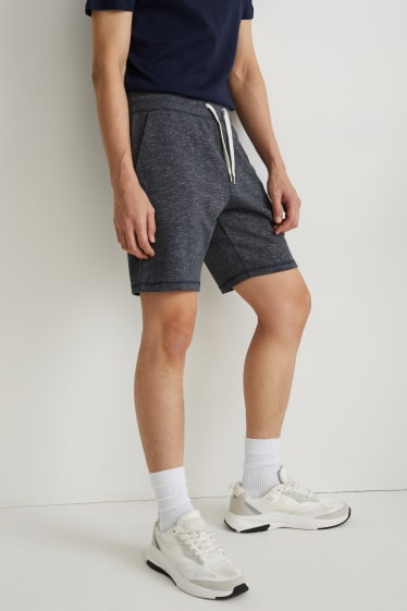 Herren - Sweatshorts - grau-melange