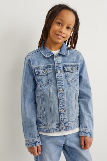 Băieți - Jachetă din denim - denim-albastru deschis