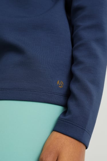 Kobiety - Bluza z kapturem - 4 Way Stretch - materiał z recyklingu - ciemnoniebieski