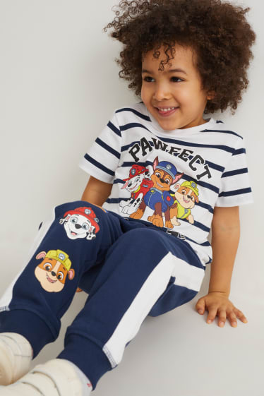 Toddler Boys - Multipack 3 buc. - Patrula cățelușilor - tricou cu mânecă scurtă - albastru închis