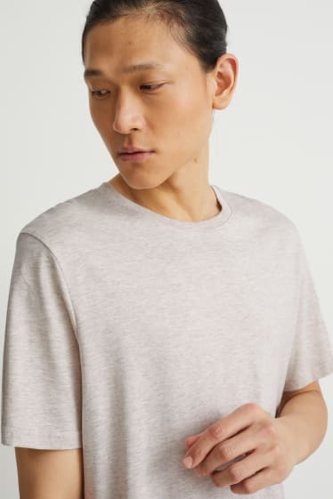 Hommes - T-shirt - beige