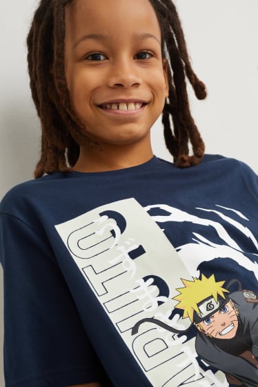 Reverskraag - Naruto - T-shirt - donkerblauw