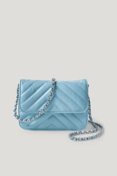 Clockhouse femme - CLOCKHOUSE - petit sac à bandoulière - similicuir - bleu clair