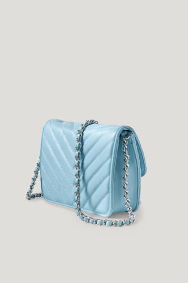 Clockhouse femme - CLOCKHOUSE - petit sac à bandoulière - similicuir - bleu clair