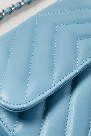 Clockhouse femme - CLOCKHOUSE - petit sac à bandoulière - similicuir - bleu clair