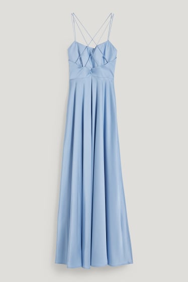Clockhouse femme - CLOCKHOUSE - robe fit & flare - bleu clair