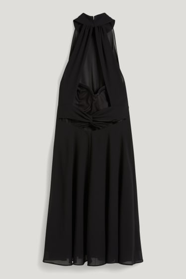 Clockhouse femme - CLOCKHOUSE - robe en gaze - festif - noir