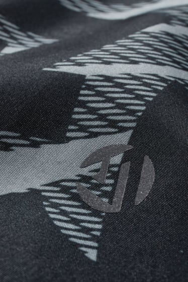 Home - Jaqueta amb caputxa - negre/gris