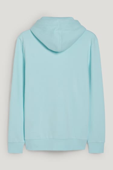Hombre - Sudadera con capucha - azul claro