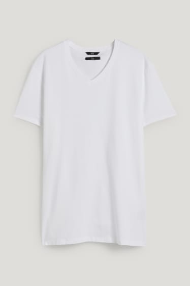 Heren - T-shirt - Flex - biokatoen - wit