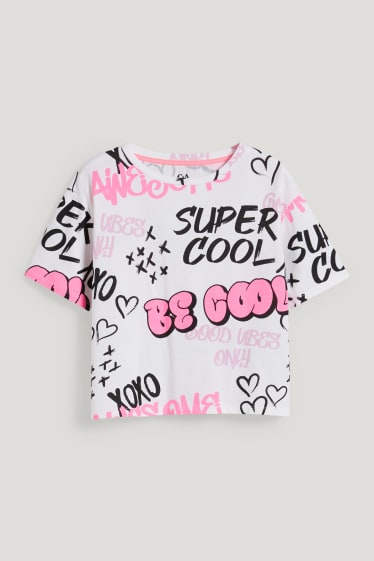 Kids Girls - T-shirt - wit