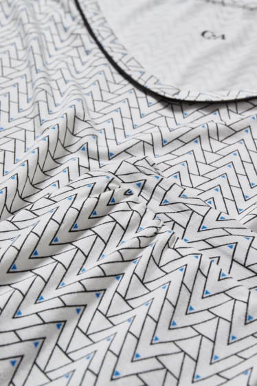 Femmes - Pyjama - à motif - blanc crème