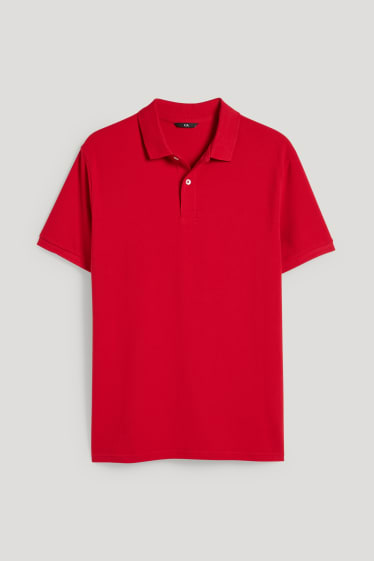 Hommes - Polo - rouge