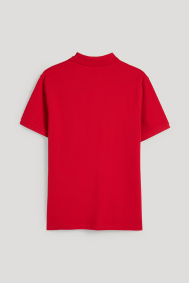 Hommes - Polo - rouge