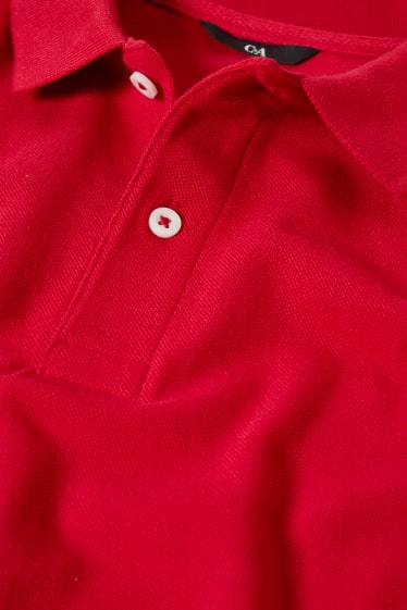 Hommes - Polo - rouge