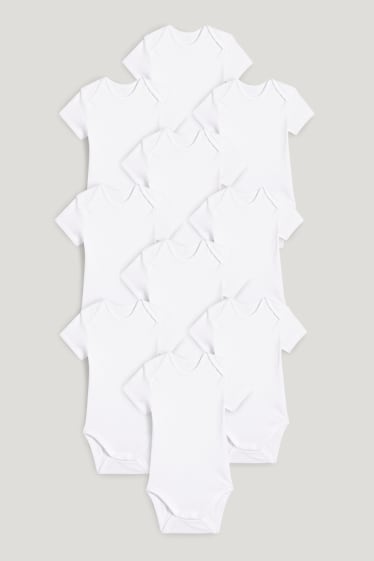 Exclusiu online - Paquet de 10 - bodi per a nadó - blanc