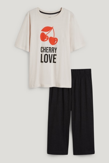 Femei - Pijama - alb-crem
