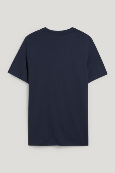 Heren - T-shirt - donkerblauw