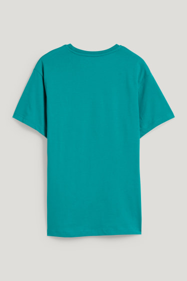 Reverskraag - T-shirt - groen