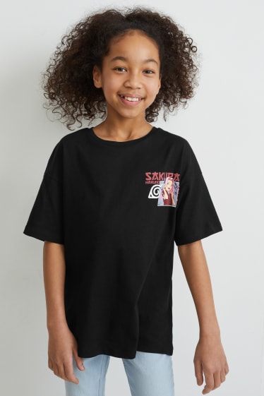 Bambine: - Naruto - t-shirt - nero